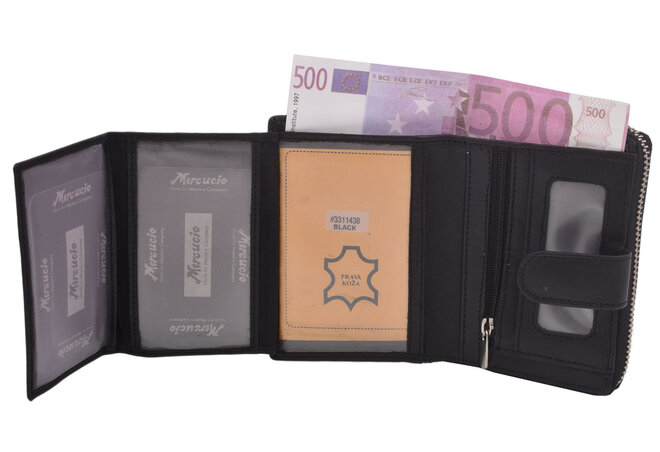 Dámská peněženka MERCUCIO černá 3311438 (sleva)