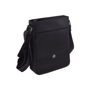 Pánské kožené crossbody černá nappa 250908