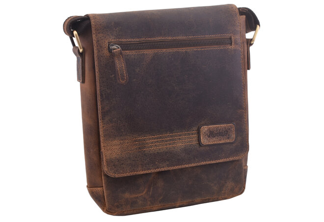 Pánské kožené crossbody tan hunter 250853