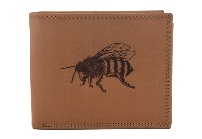 Pánská peněženka MERCUCIO natural vzor 14 včela 2911911