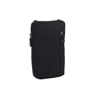 Dámská kožená crossbody kabelka černá 2511539
