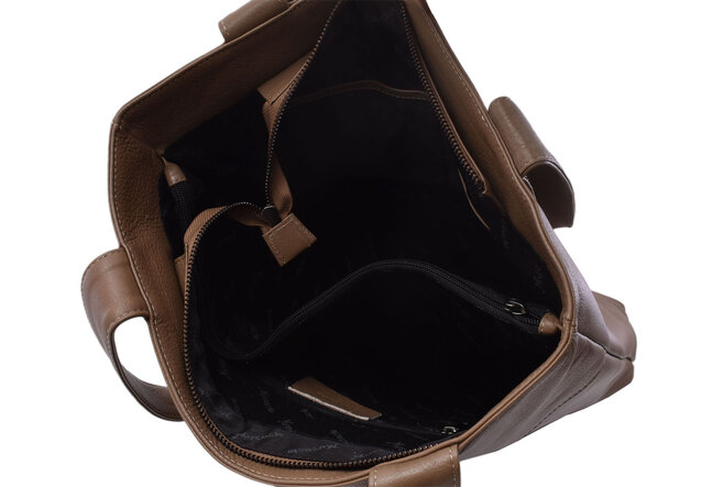 Dámská kožená kabelka topane 250703