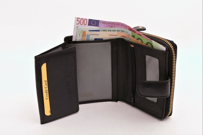 Dámská peněženka MERCUCIO černá 2511509