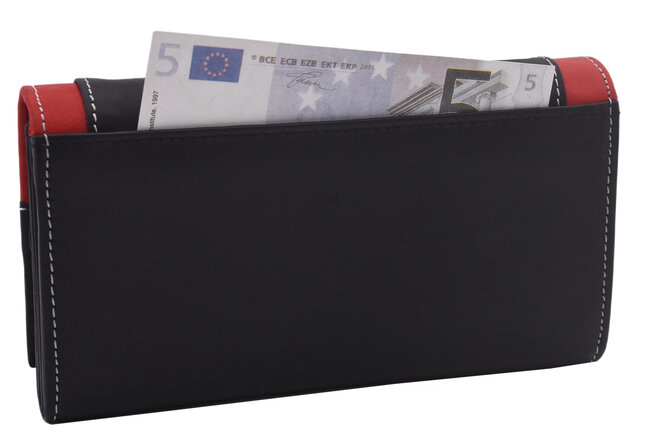 Dámská peněženka MERCUCIO černá/červená 2311803