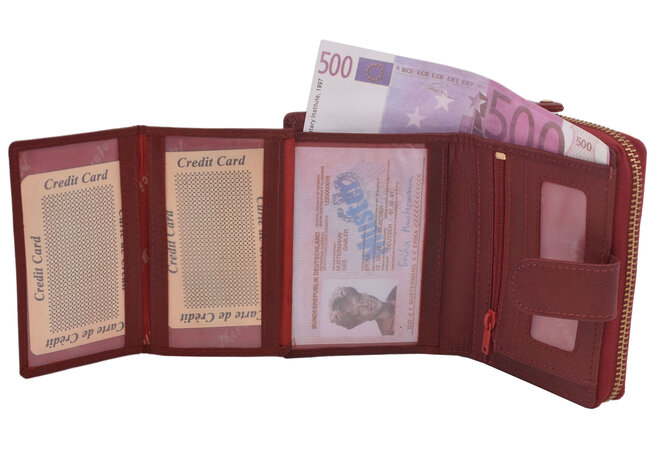 Dámská peněženka MERCUCIO červená 3911857 (sleva)