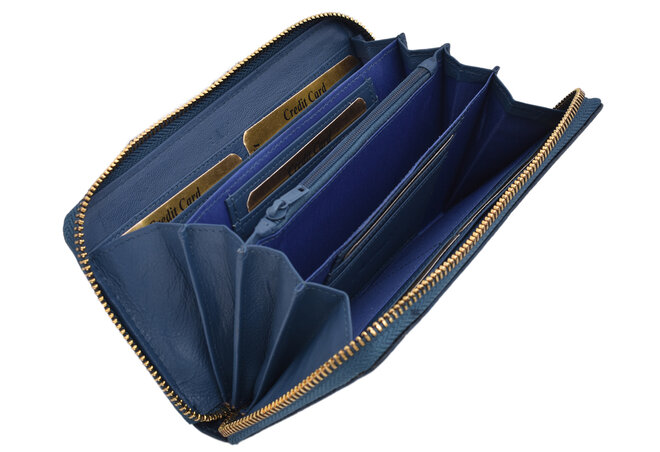 Dámská peněženka MERCUCIO modrá 4211465
