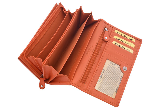 Dámská peněženka MERCUCIO oranžová 2511507