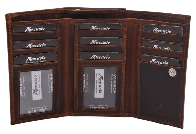 Dámská peněženka MERCUCIO tmavěhnědá 4011866