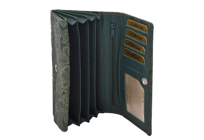 Dámská peněženka MERCUCIO zelená 4210643