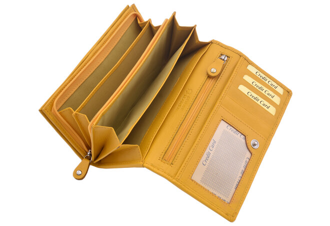 Dámská peněženka MERCUCIO žlutá 2511507