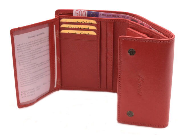Dámská peněženka RFID MERCUCIO červená 2511510 (sleva)