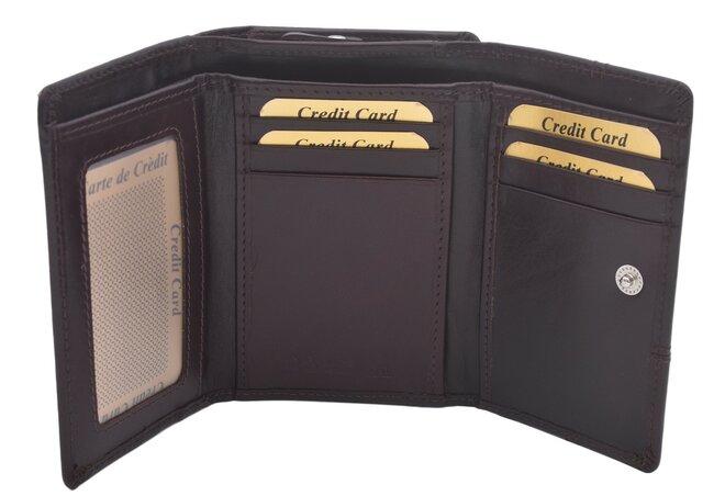 Dámská peněženka RFID MERCUCIO hnědá 3311411