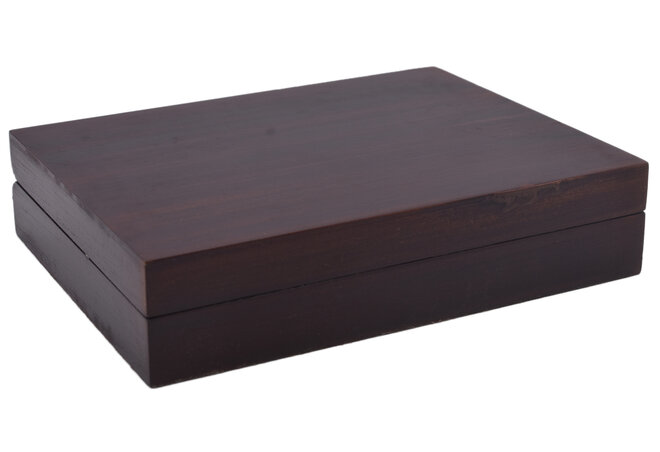 Malá dřevěná dárková krabička na dámskou peněženku 415