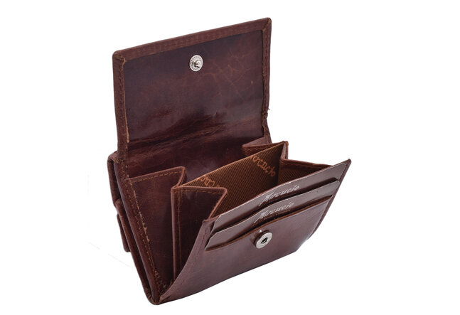 Malá peněženka MERCUCIO koňak 3611031