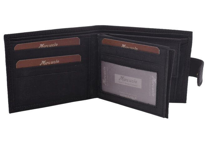 Pánská peněženka MERCUCIO černá (bez loga) 2911920