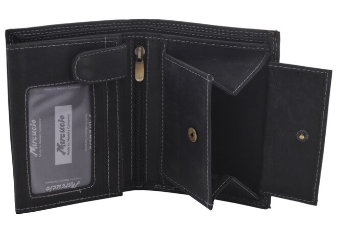 Pánská peněženka MERCUCIO černá (bez loga) 2911921
