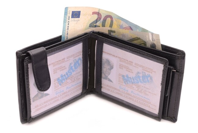 Pánská peněženka MERCUCIO modrá 3311442 (sleva)