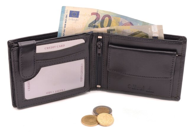 Pánská peněženka MERCUCIO modrá 3311442 (sleva)