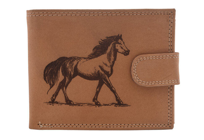 Pánská peněženka MERCUCIO natural vzor 23 kůň celý 2911927
