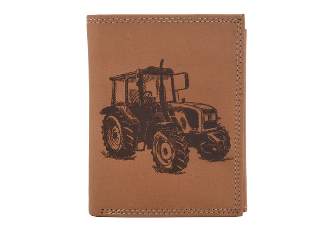 Pánská peněženka MERCUCIO natural vzor 32 traktor 2911921