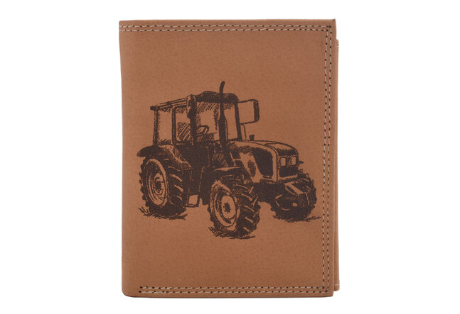 Pánská peněženka MERCUCIO natural vzor 32 traktor 2911921