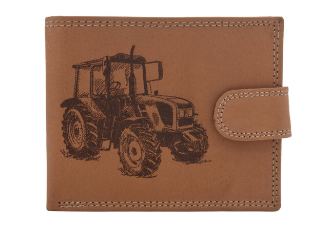 Pánská peněženka MERCUCIO natural vzor 32 traktor 2911927