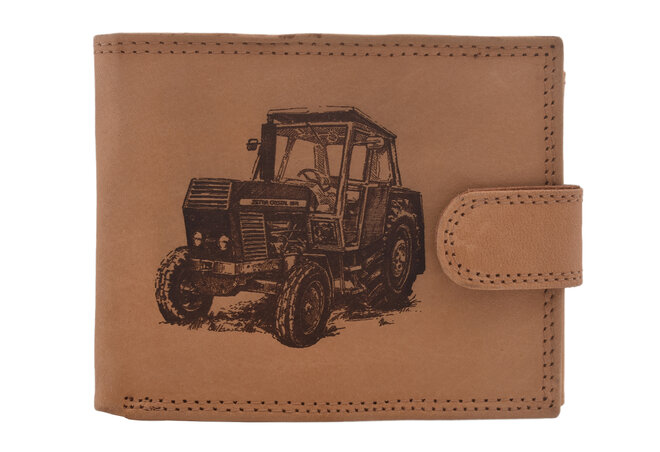 Pánská peněženka MERCUCIO natural vzor 63 traktor crystal 2911927