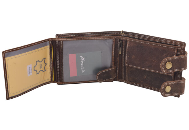 Pánská peněženka MERCUCIO tmavý tan 2911923