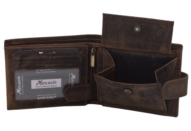 Pánská peněženka MERCUCIO tmavý tan 2911927