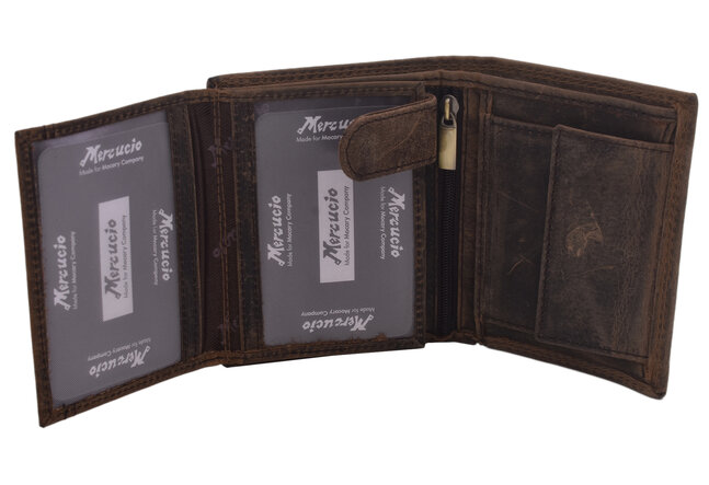 Pánská peněženka MERCUCIO tmavý tan 2911946