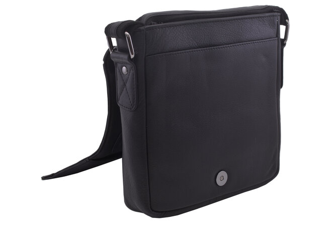 Pánské kožené crossbody černá 250834