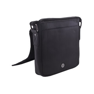 Pánské kožené crossbody černá 250834