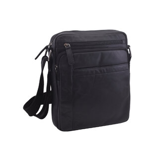 Pánské kožené crossbody černá nappa 250839