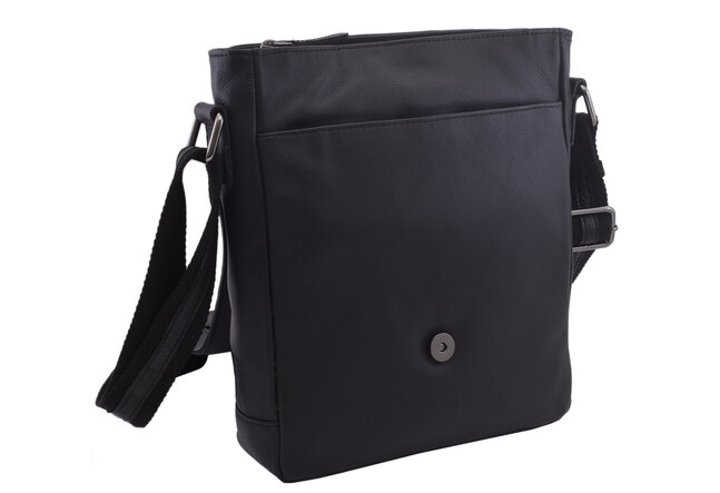 Pánské kožené crossbody černá nappa 250853