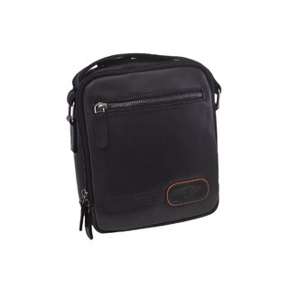 Pánské kožené crossbody černá nappa 250854