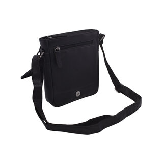 Pánské kožené crossbody černá nappa 250906