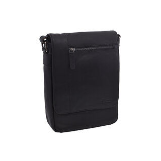 Pánské kožené crossbody černá nappa 250908