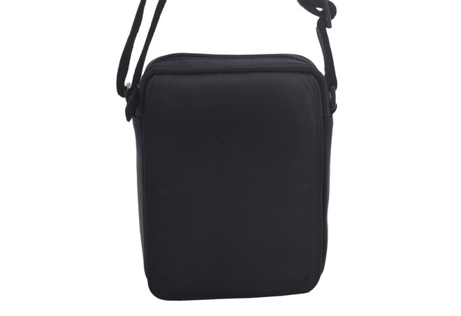 Pánské kožené crossbody černá nappa V 250586