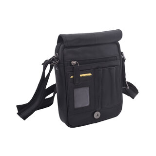 Pánské kožené crossbody černá nappa V 250586