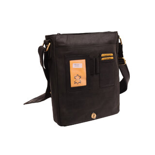 Pánské kožené crossbody černý hunter 250837