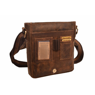 Pánské kožené crossbody tan hunter 250836