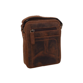 Pánské kožené crossbody tan hunter 250840