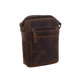 Pánské kožené crossbody tan hunter 250840