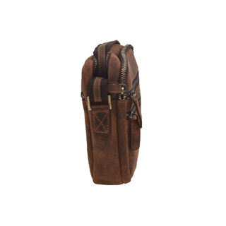 Pánské kožené crossbody tan hunter 250849