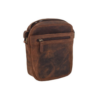 Pánské kožené crossbody tan hunter V 250587