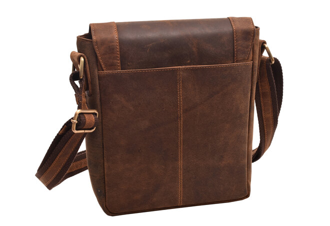 Pánské kožené crossbody tmavěhnědý hunter 250836
