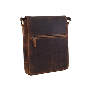 Pánské kožené crossbody tmavěhnědý hunter 250837
