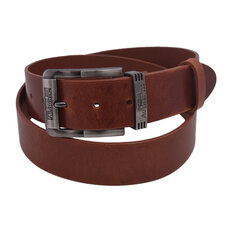 Pánský kožený opasek 740-40-75 černý koňak přezka Authentic