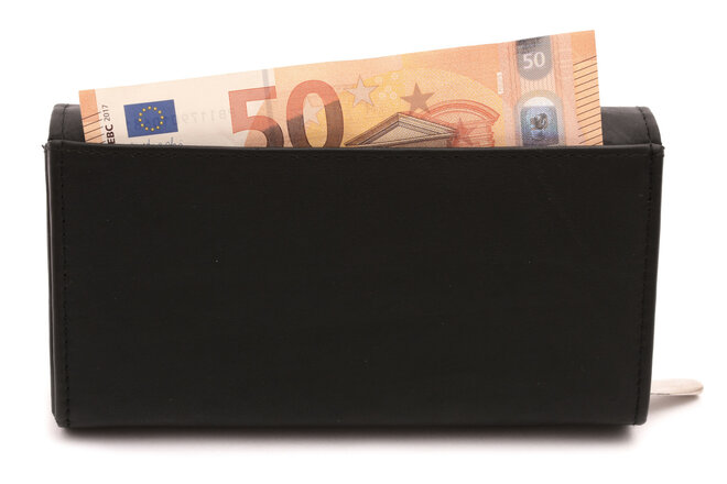 Peněženka s euromincovníkem MERCUCIO černá 2311642