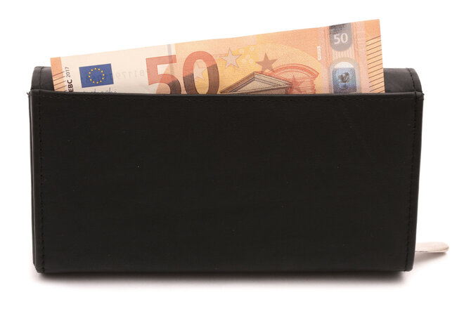 Peněženka s euromincovníkem MERCUCIO černá 2311642